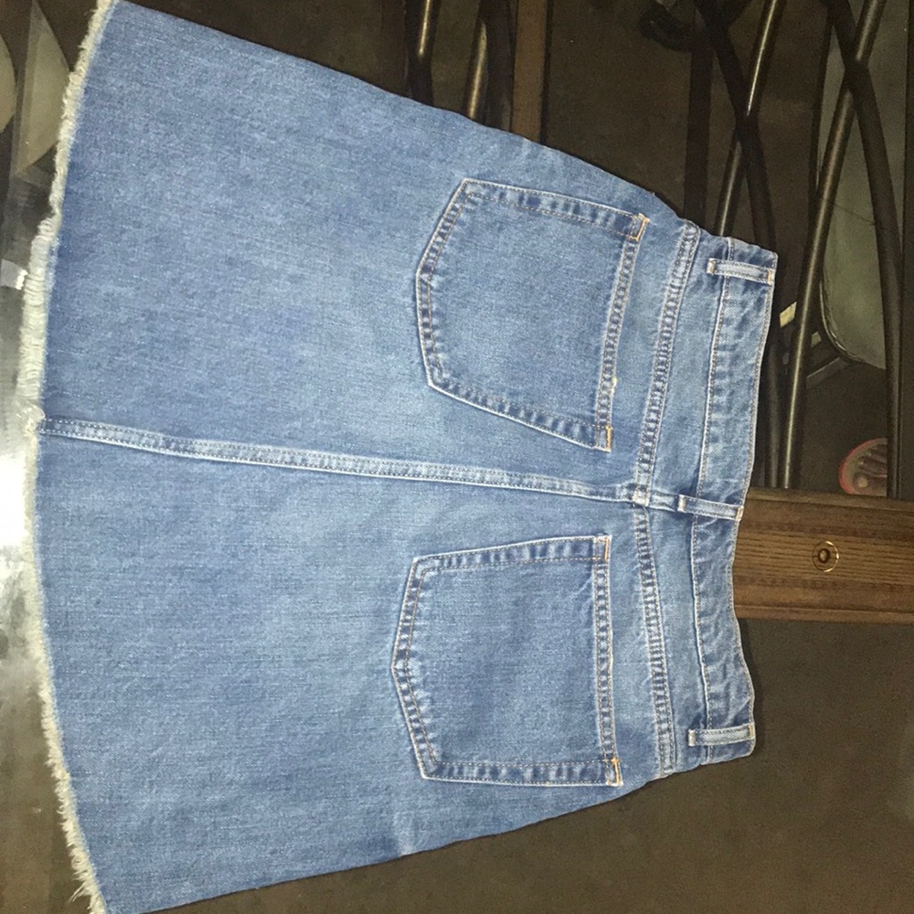 This is an A symmetrical skirt that was worn once.